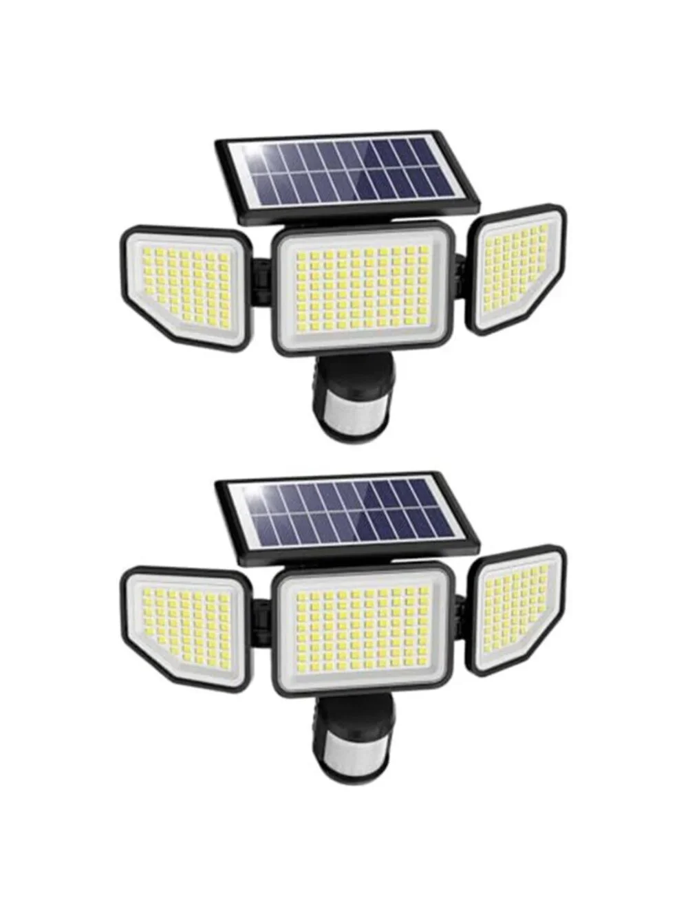 Solar Flood Lights Outdoor Motion Sensor 4500LM Waterproof Security Light Remote